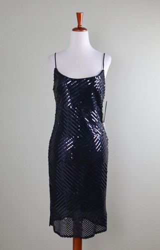 Bebe nwt navy sequin - bebe,
